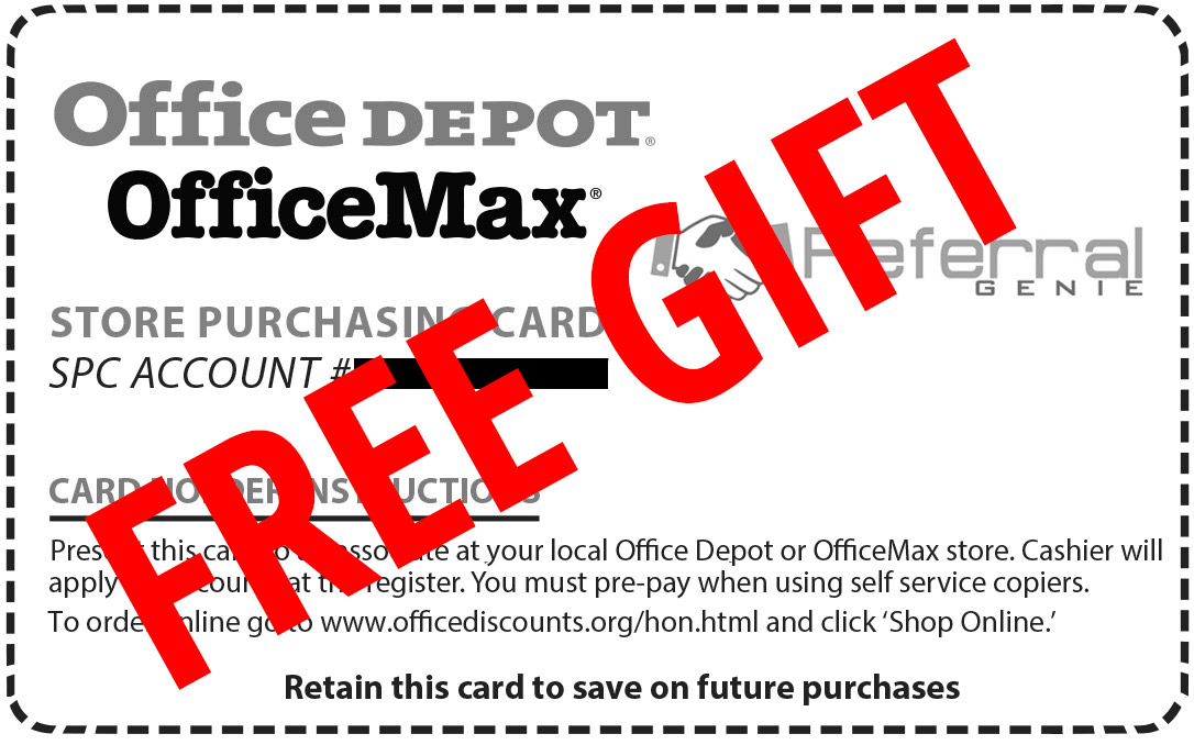 Free Office Max Gift